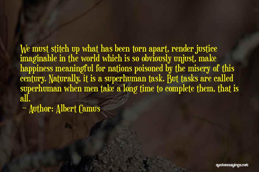 Complete Happiness Quotes By Albert Camus