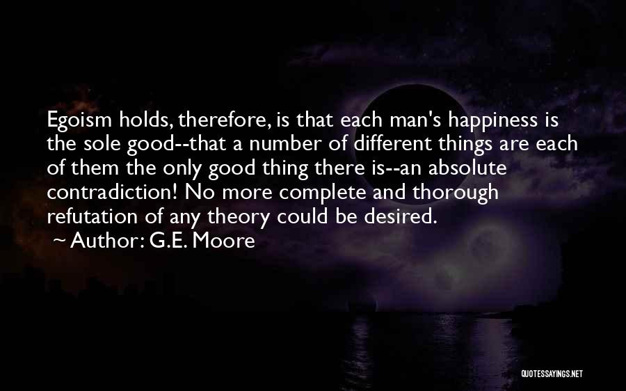 Complete Happiness Quotes By G.E. Moore