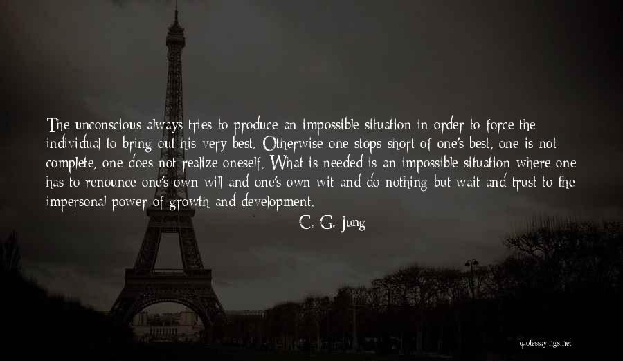 Complete One Short Quotes By C. G. Jung Complete One Short Quotes By C. G. Jung