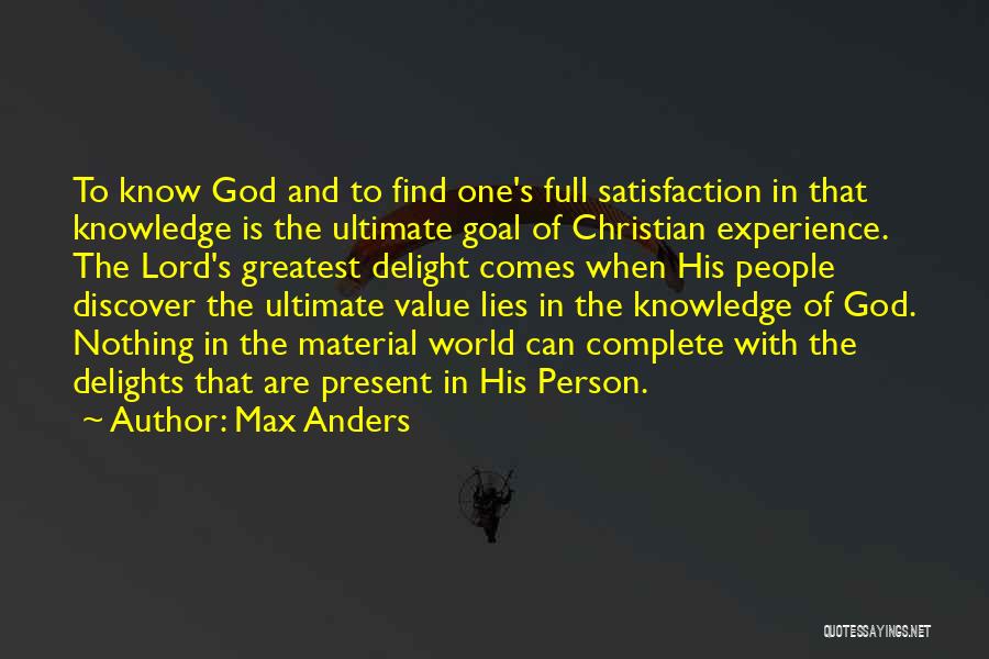 Complete Person Quotes By Max Anders