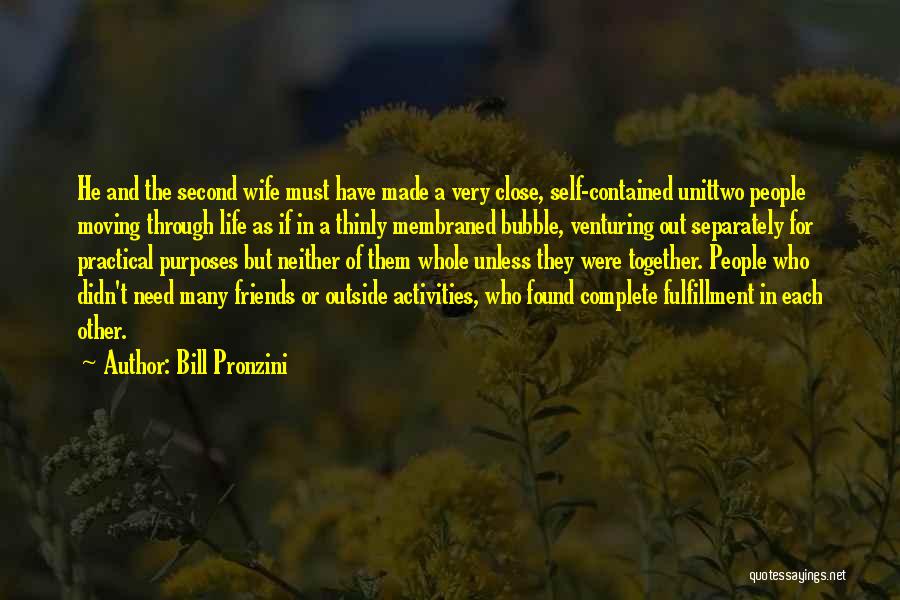 Complete Relationship Quotes By Bill Pronzini