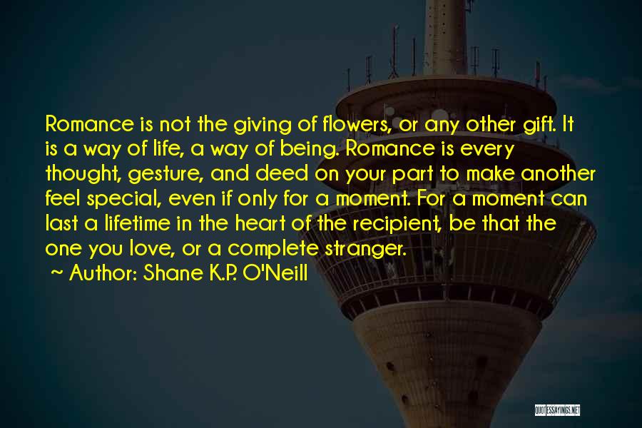 Complete Stranger Love Quotes By Shane K.P. O'Neill