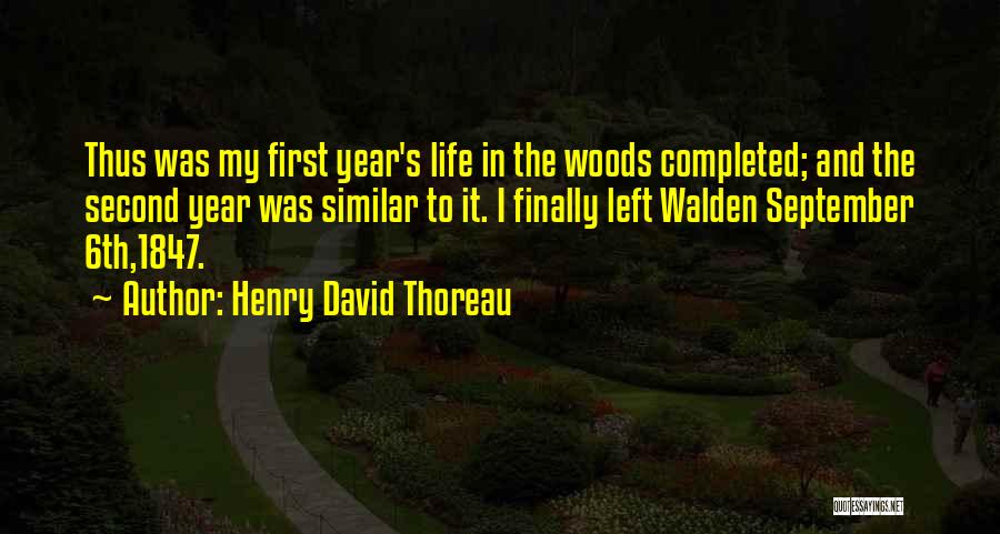 Completed 1 Year Quotes By Henry David Thoreau