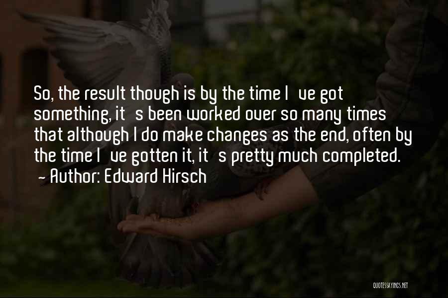 Completed Quotes By Edward Hirsch