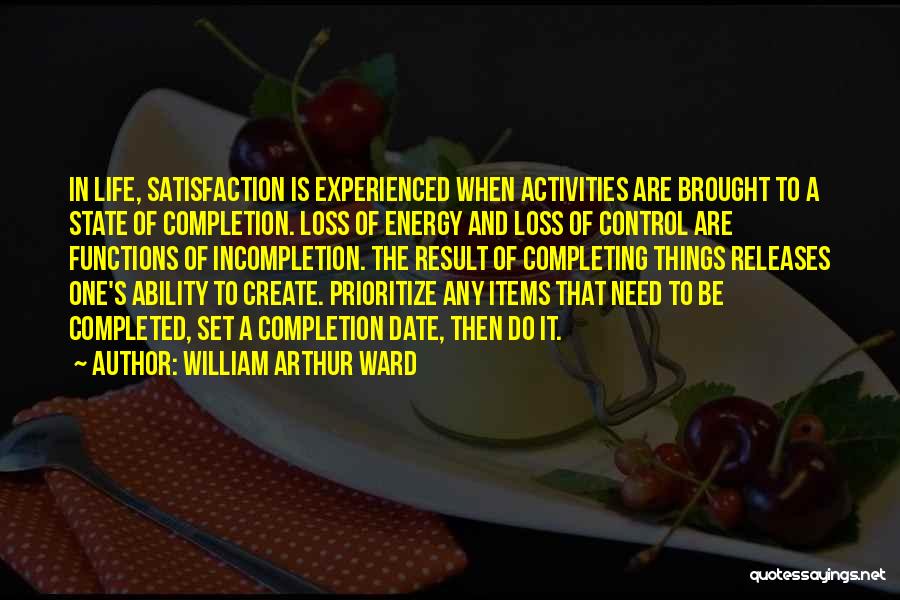 Completed Quotes By William Arthur Ward