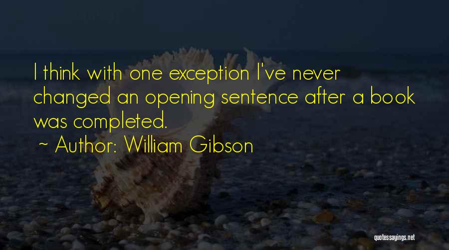 Completed Quotes By William Gibson
