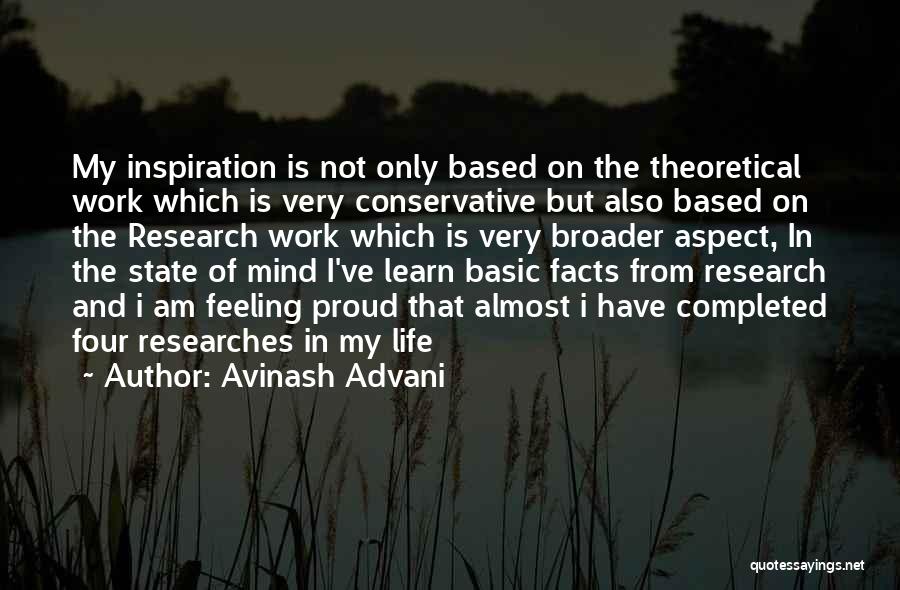 Completed Work Quotes By Avinash Advani