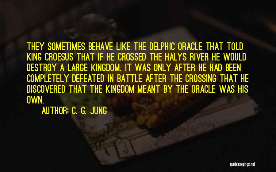 Completely Defeated Quotes By C. G. Jung