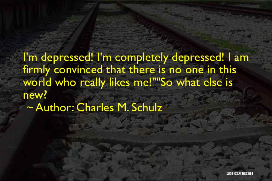 Completely Depressed Quotes By Charles M. Schulz