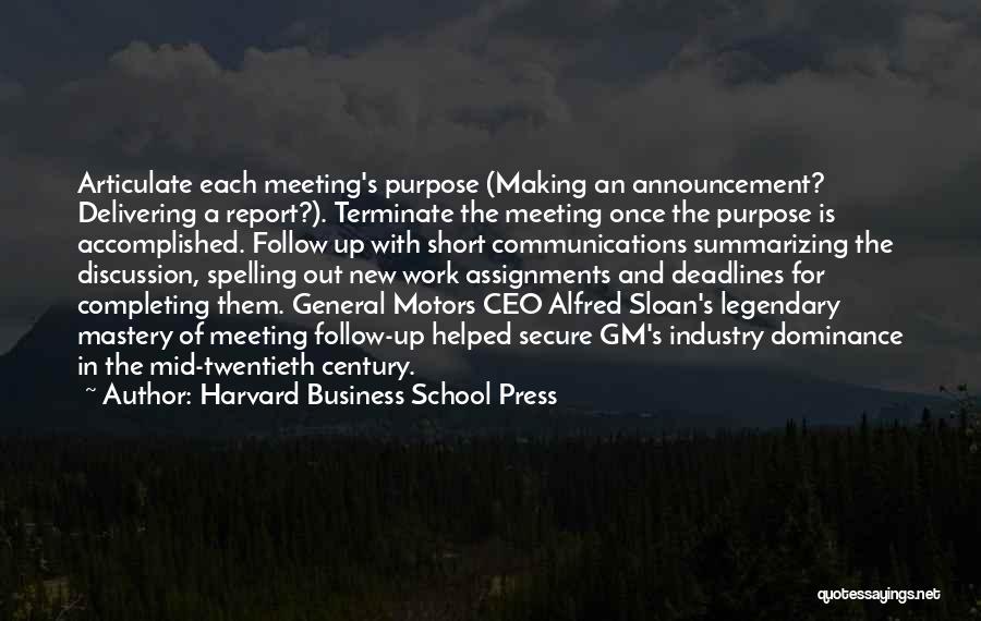 Completing Work Quotes By Harvard Business School Press