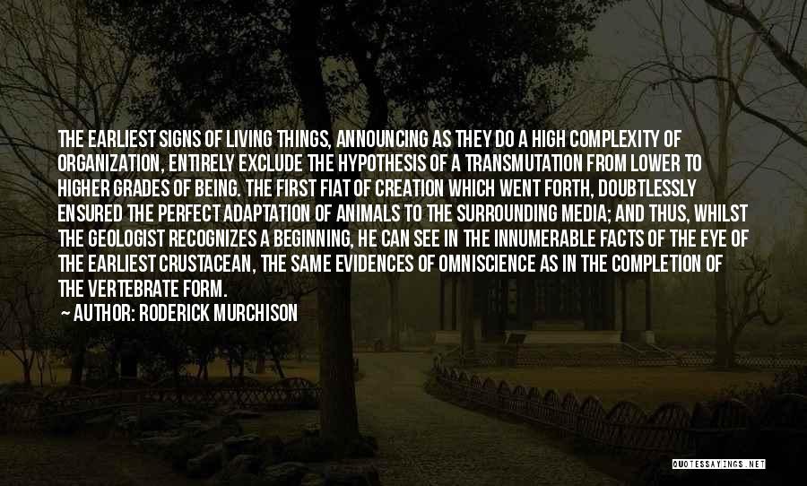 Completion Quotes By Roderick Murchison