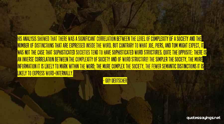 Complex Analysis Quotes By Guy Deutscher Complex Analysis Quotes By Guy Deutscher