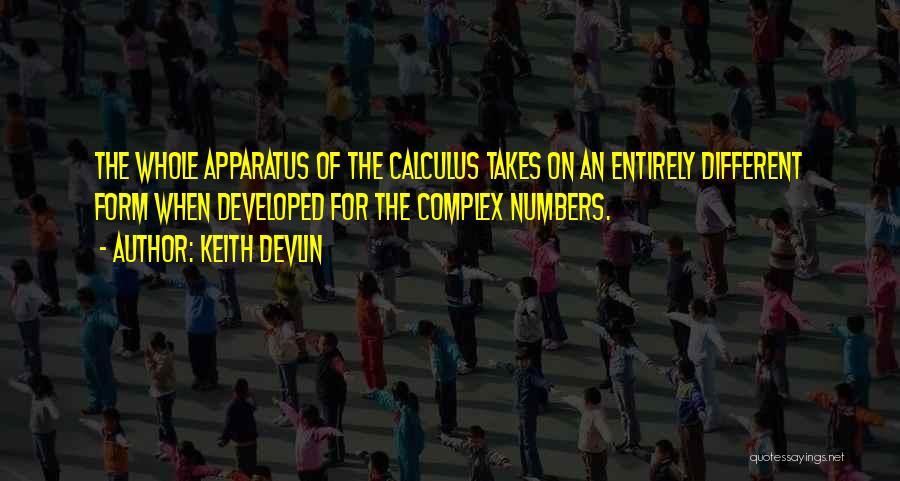 Complex Numbers Quotes By Keith Devlin