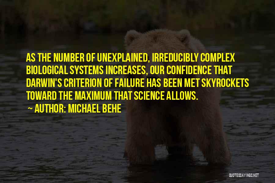 Complex Numbers Quotes By Michael Behe