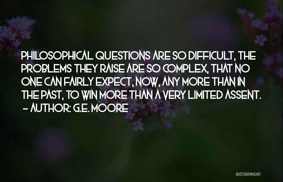 Complex Philosophical Quotes By G.E. Moore