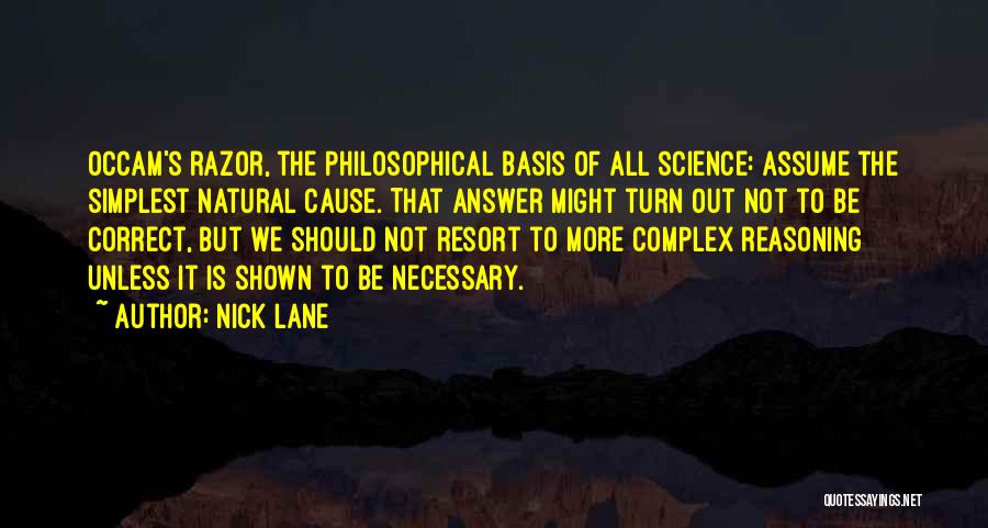 Complex Philosophical Quotes By Nick Lane