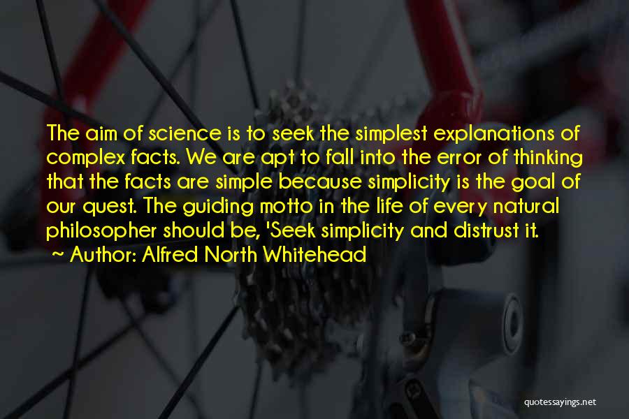 Complex Philosophy Quotes By Alfred North Whitehead