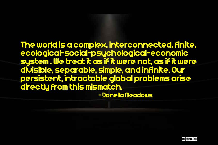 Complex Problems Quotes By Donella Meadows Complex Problems Quotes By Donella Meadows