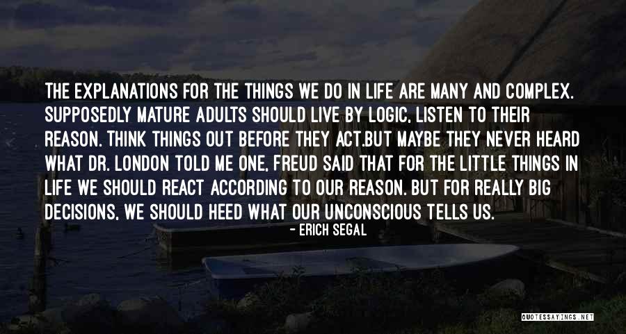 Complex Problems Quotes By Erich Segal Complex Problems Quotes By Erich Segal