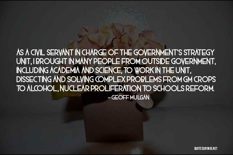 Complex Problems Quotes By Geoff Mulgan Complex Problems Quotes By Geoff Mulgan