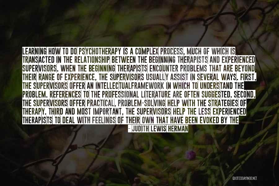Complex Problems Quotes By Judith Lewis Herman Complex Problems Quotes By Judith Lewis Herman
