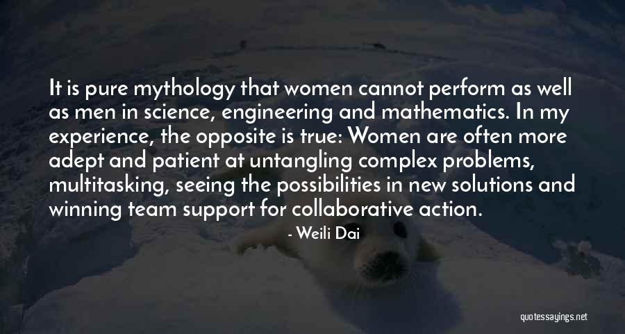 Complex Problems Quotes By Weili Dai Complex Problems Quotes By Weili Dai