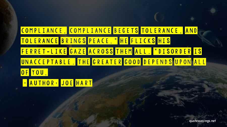 Compliance Quotes By Joe Hart