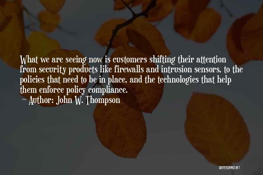 Compliance Quotes By John W. Thompson