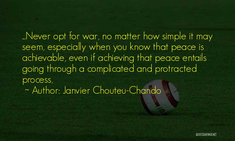 Complicated Love Life Quotes By Janvier Chouteu-Chando
