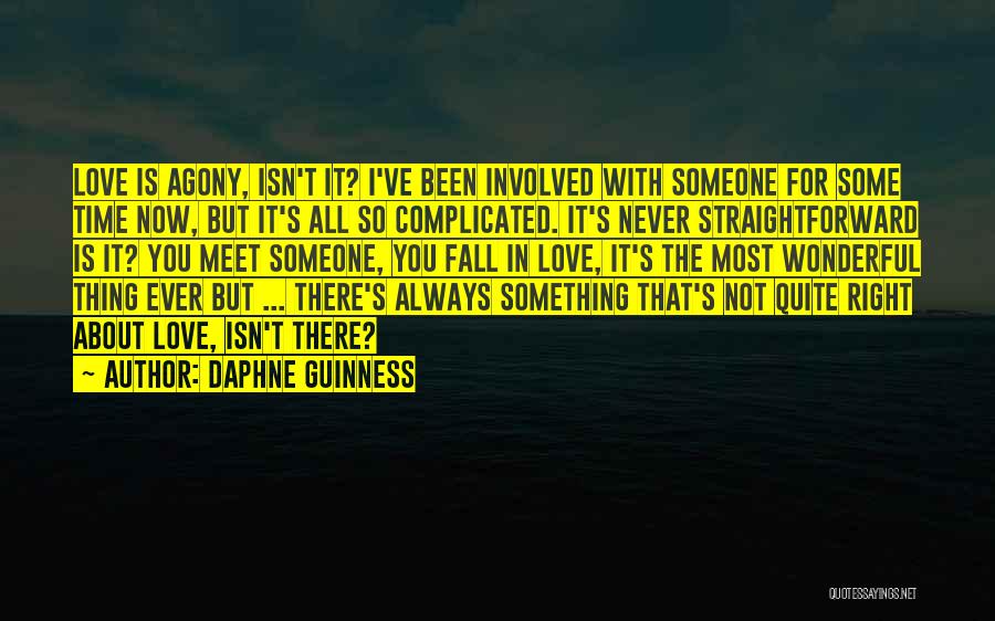 Complicated Love Quotes By Daphne Guinness