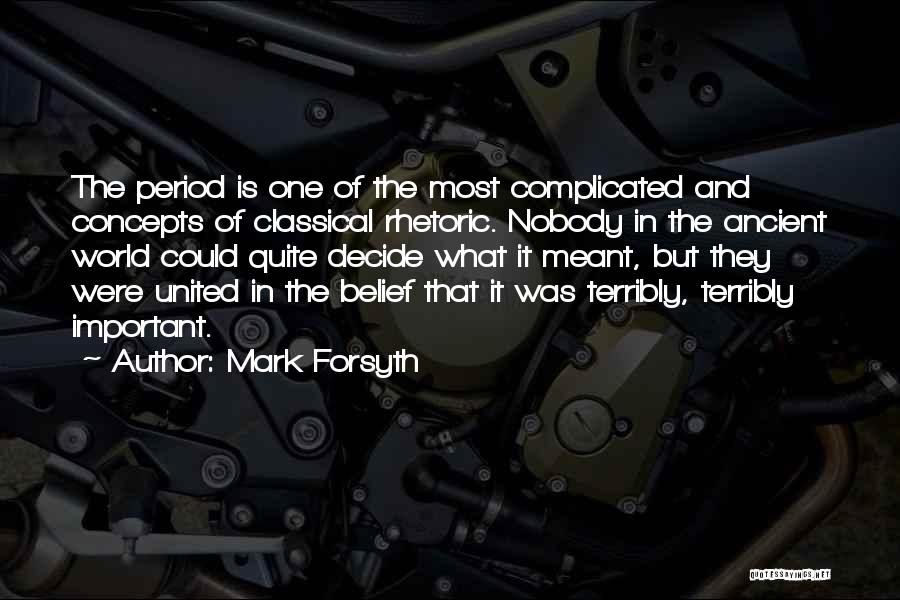 Complicated Quotes By Mark Forsyth