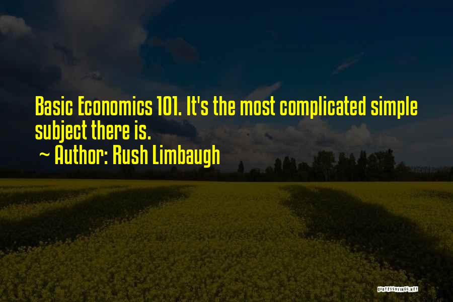 Complicated Quotes By Rush Limbaugh