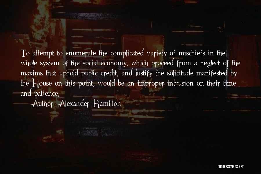 Complicated Time Quotes By Alexander Hamilton