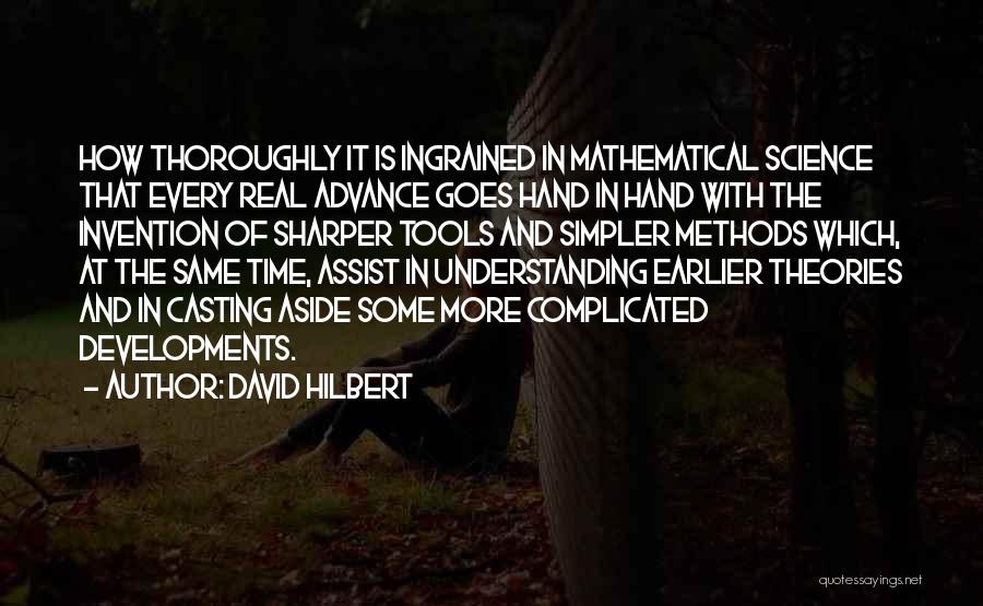 Complicated Time Quotes By David Hilbert