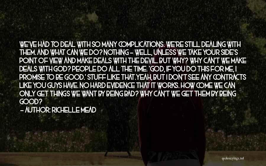 Complications With Guys Quotes By Richelle Mead