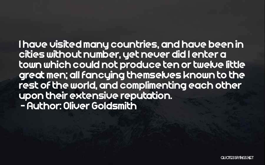 Complimenting Each Other Quotes By Oliver Goldsmith