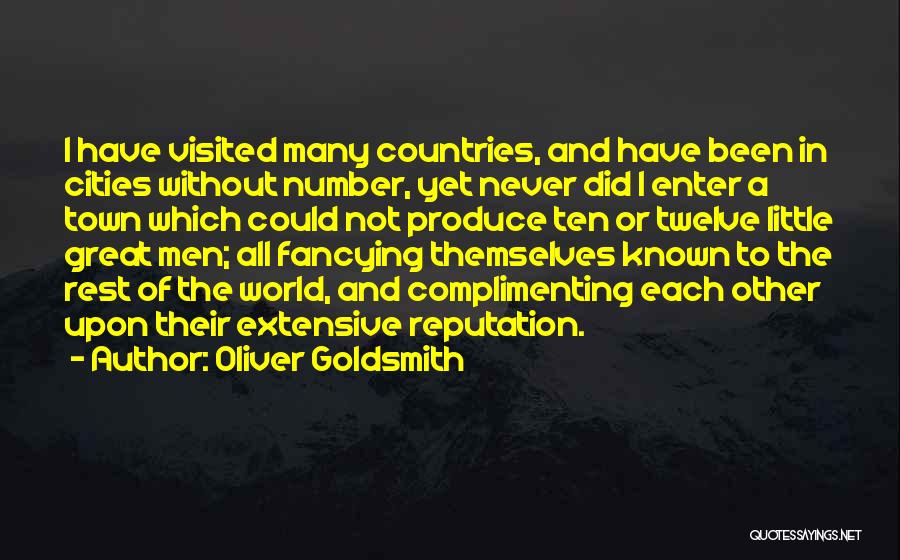 Complimenting Someone Quotes By Oliver Goldsmith