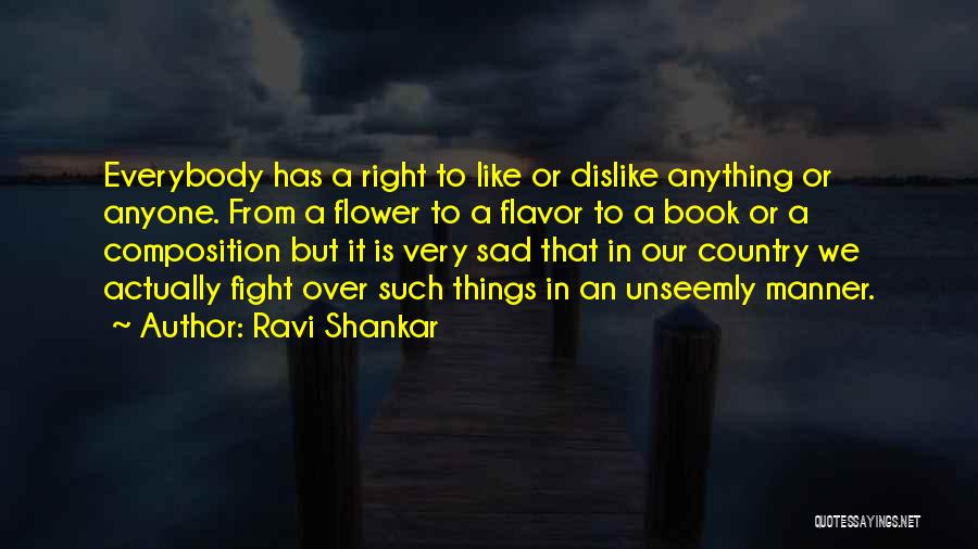 Composition Book Quotes By Ravi Shankar