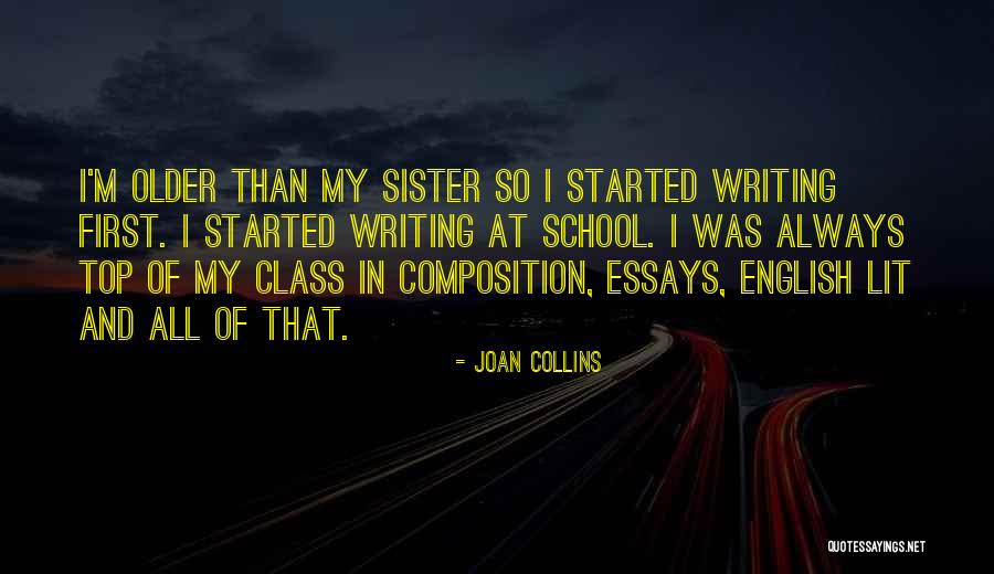 Composition Class Quotes By Joan Collins Composition Class Quotes By Joan Collins