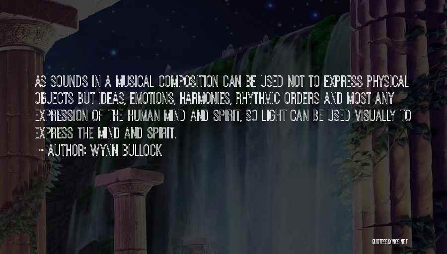 Composition In Photography Quotes By Wynn Bullock