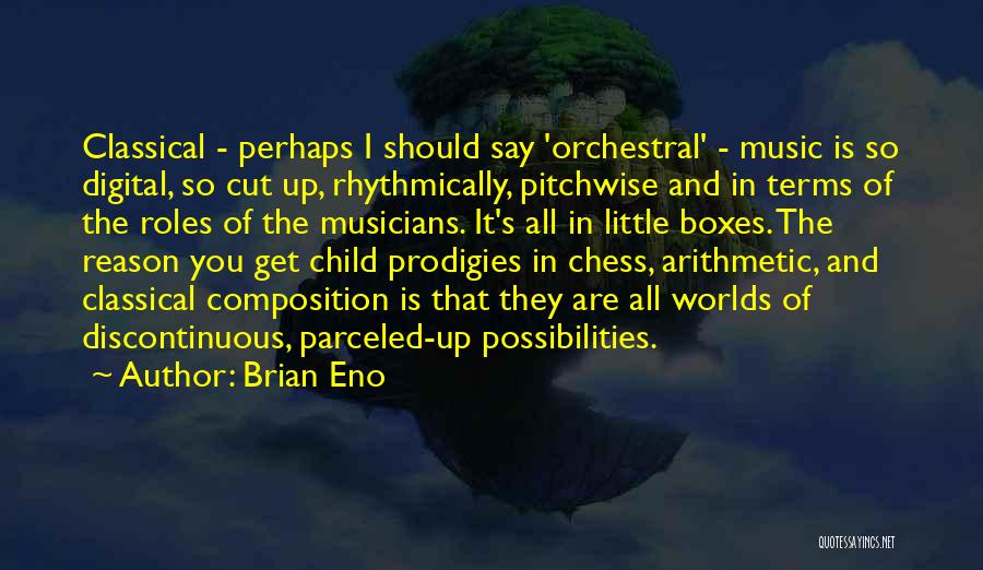 Composition Music Quotes By Brian Eno