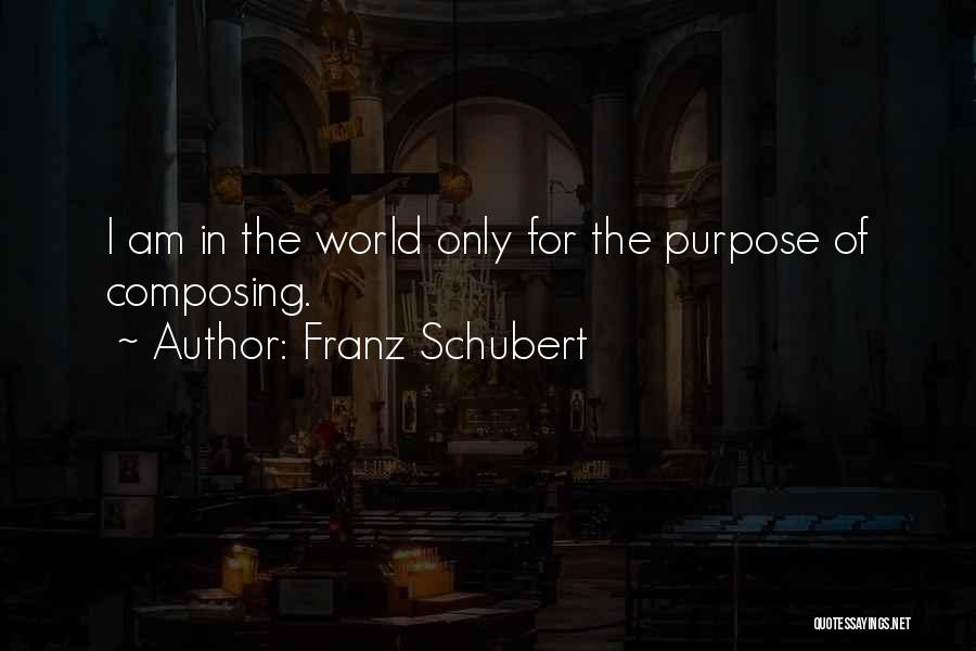 Composition Music Quotes By Franz Schubert