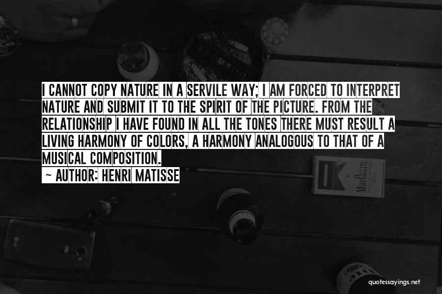 Composition Quotes By Henri Matisse