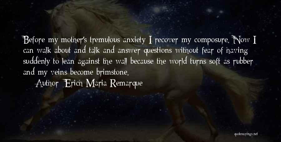 Composure Quotes By Erich Maria Remarque