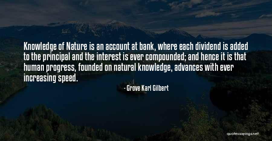 Compounded Interest Quotes By Grove Karl Gilbert