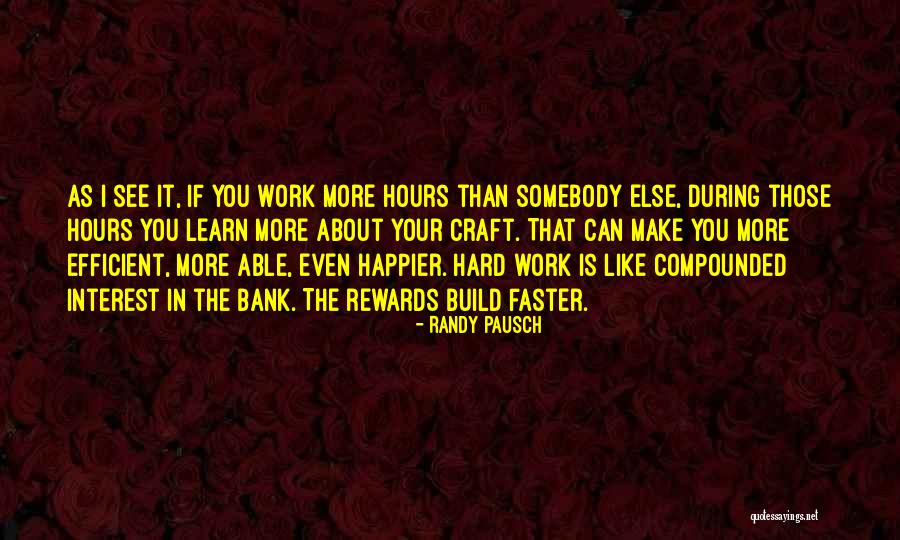 Compounded Interest Quotes By Randy Pausch