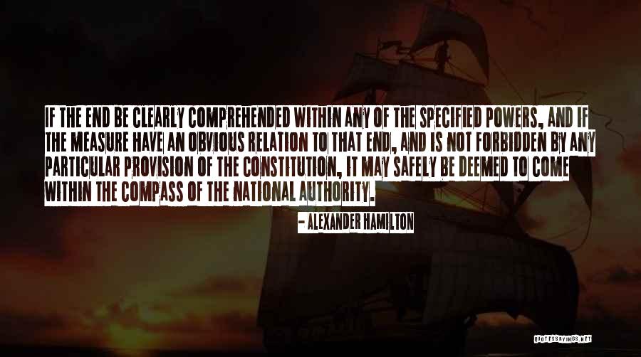 Comprehended It Not Quotes By Alexander Hamilton Comprehended It Not Quotes By Alexander Hamilton
