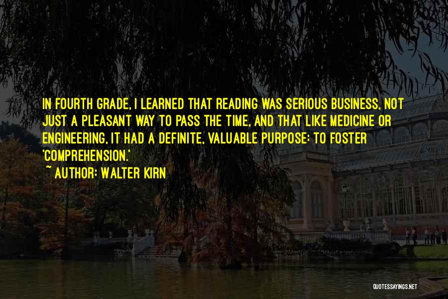 Comprehension Quotes By Walter Kirn