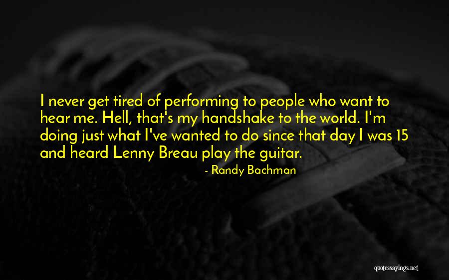 Comprension Lectora Quotes By Randy Bachman Comprension Lectora Quotes By Randy Bachman