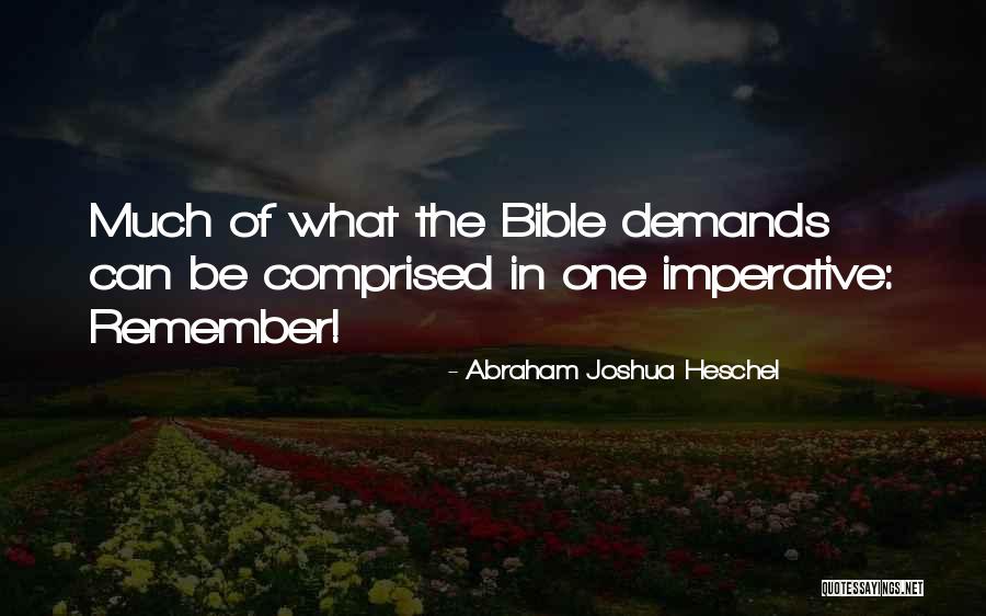 Comprised Of Quotes By Abraham Joshua Heschel Comprised Of Quotes By Abraham Joshua Heschel